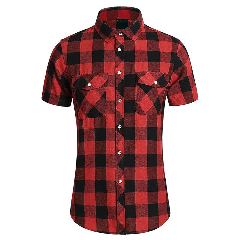 Anakin - Men's Checkered Plaid Polo