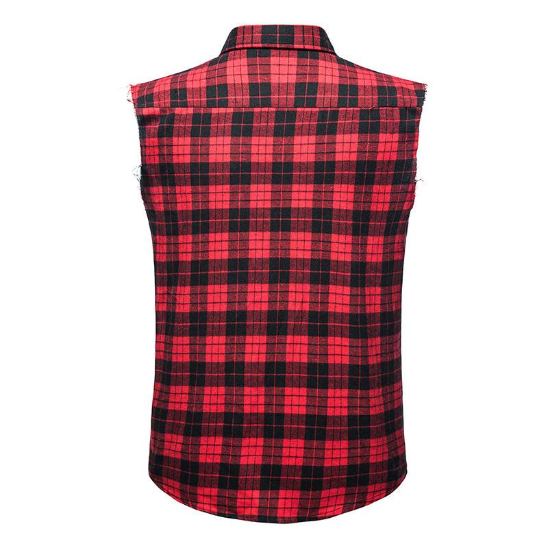 Thaddeus - Men's Sleeveless Plaid