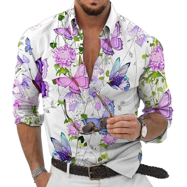 Theron - Men's Hawaiian Floral Top