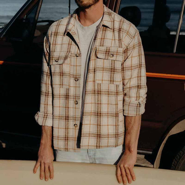 Bain - Men's Retro Flannel Top