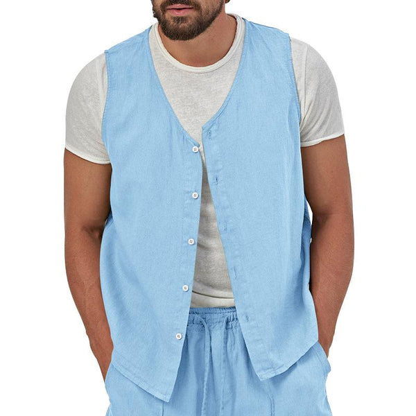 Holt - Men's Shirt Vest and Short Set