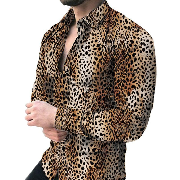 Kennedy - Men's Leopard Long Sleeves