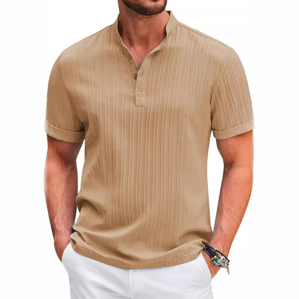 Meritt - Men's Striped Polo Shirt