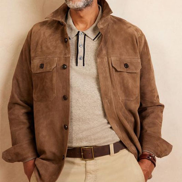 Clive - Men's Khaki Long Sleeves