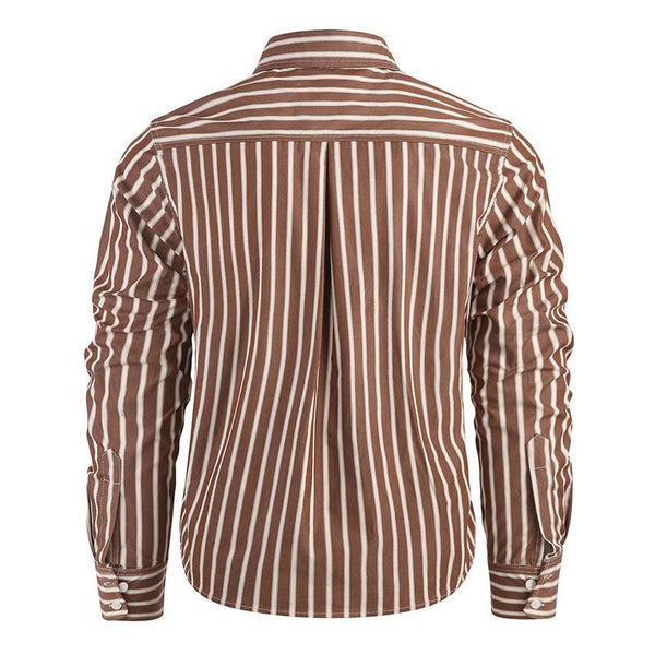 Lancy - Striped Casual Long Sleeves