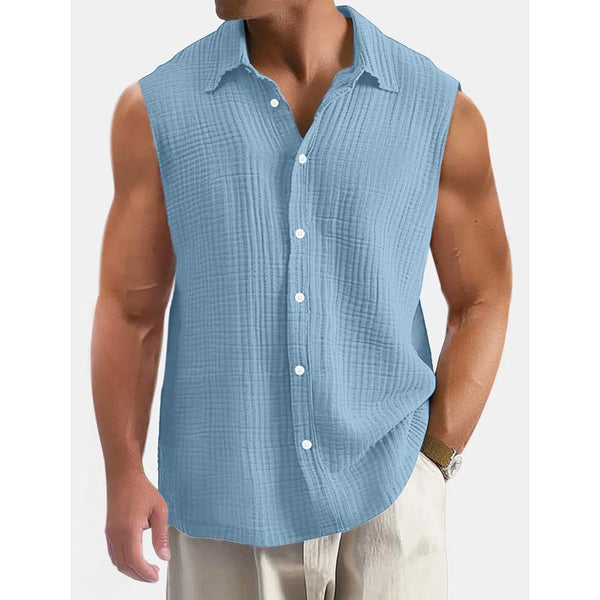 Fabian - Men's Sleeveless Shirt Top