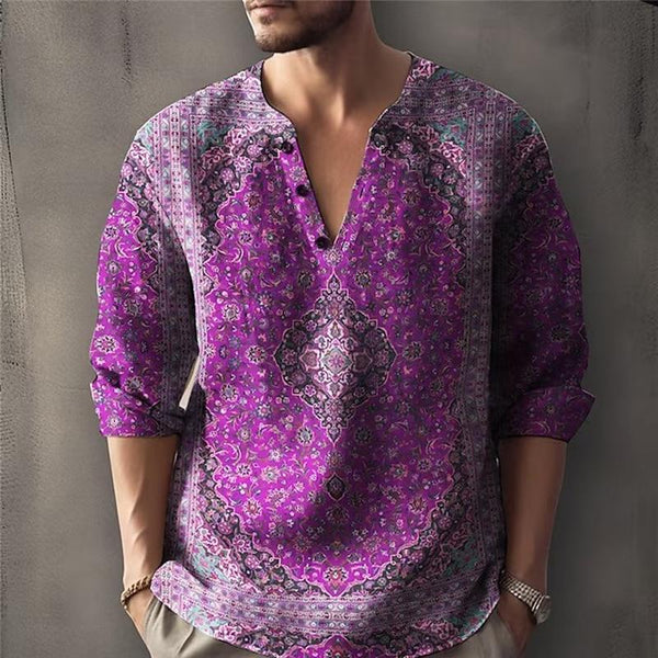 Quade - Men's Boho V-Neck