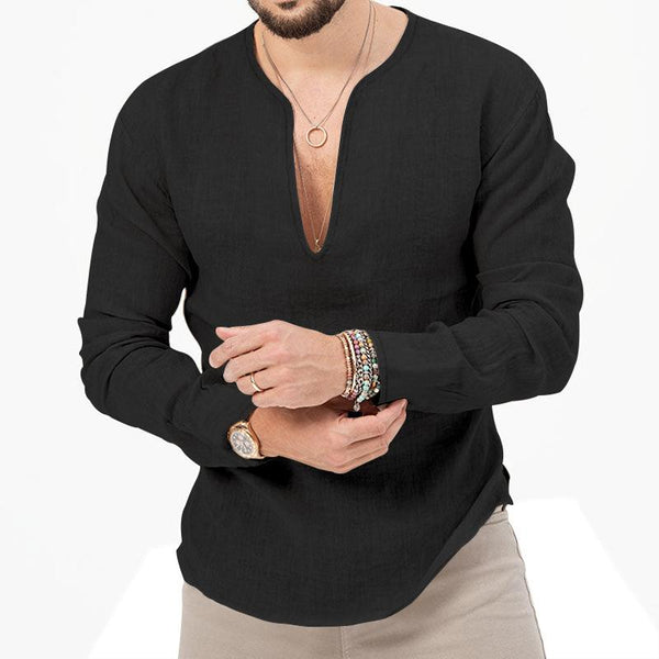 Kenton - Effortless Men's V-Neck Shirt