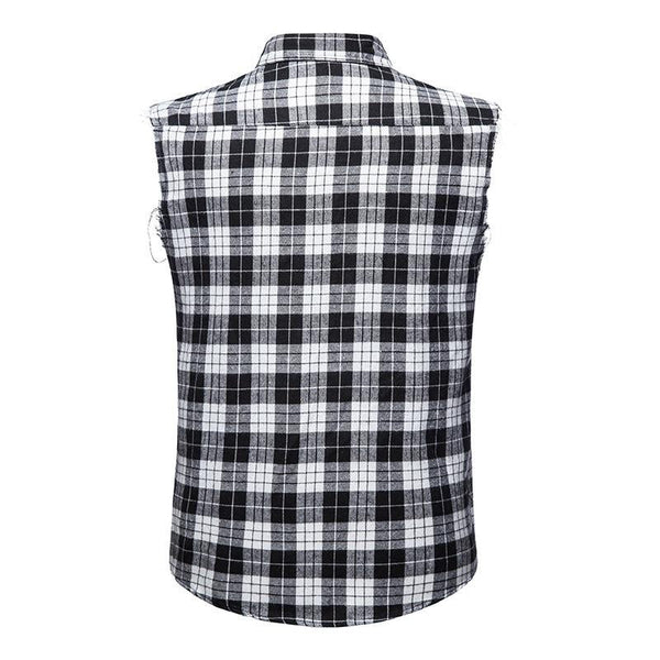 Thaddeus - Men's Sleeveless Plaid