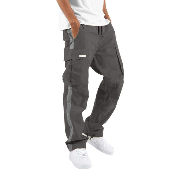 Jairus - Versatile Drawstring Pocket Sweat Pants