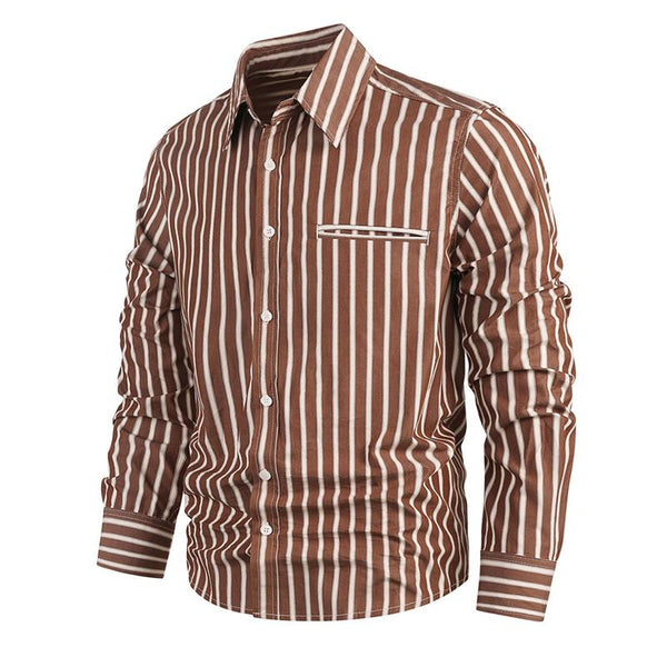 Lancy - Striped Casual Long Sleeves