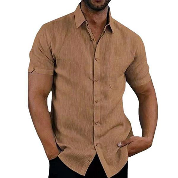 Gregor - Men's Plain Collared Shirt