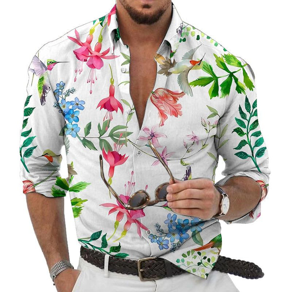 Theron - Men's Hawaiian Floral Top