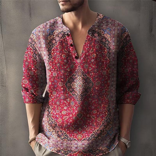 Quade - Men's Boho V-Neck