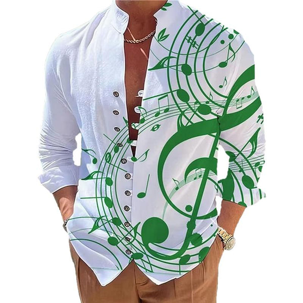 Eamon - Men's Musical Notes Print