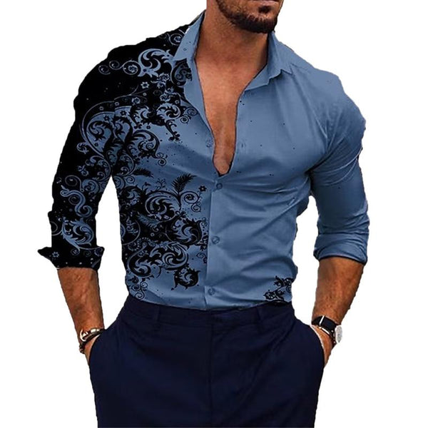 Piolo - Men's Casual Printed Top