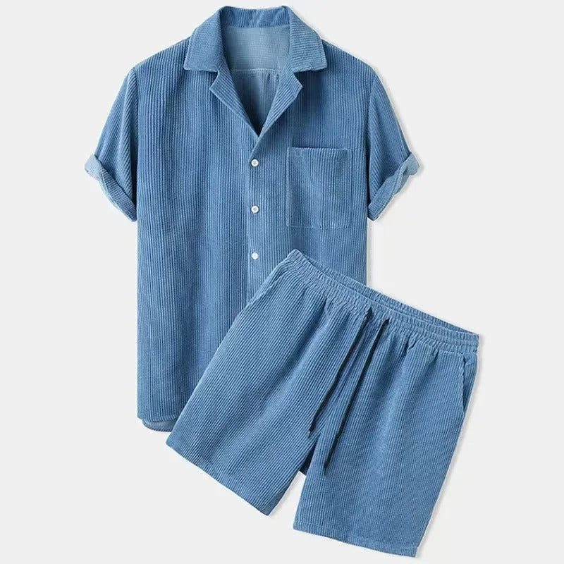 Clancy - Comfortable Shirt and Shorts Set