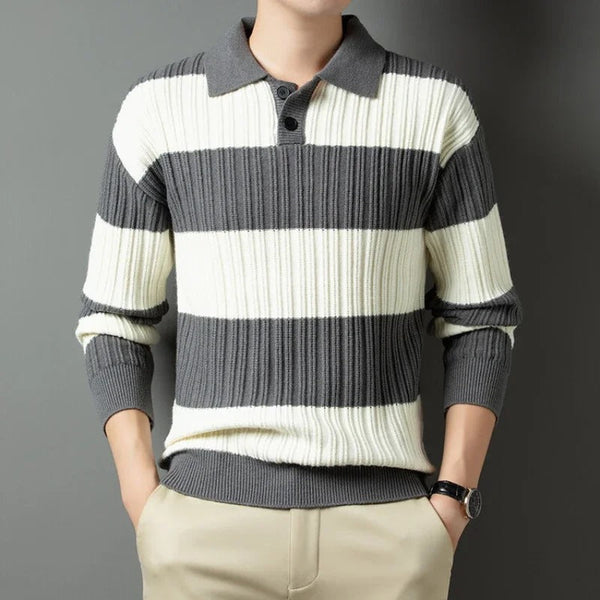 Atticus - Men's Cozy Sweater Stripe