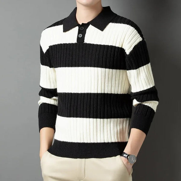 Atticus - Men's Cozy Sweater Stripe