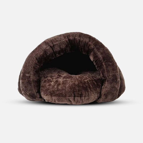 Calming Cave Dog Bed - Warm, Anti-Anxiety & Ultra-Soft Pet Hideaway