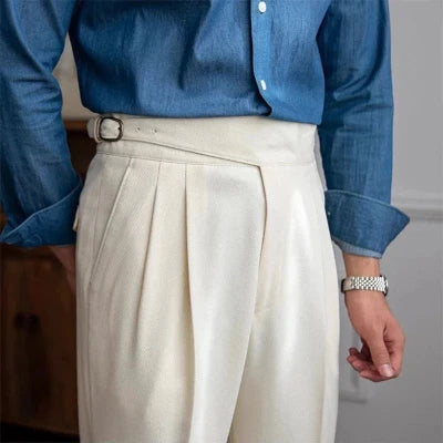 Marcko - Formal Pleated Pants for Men