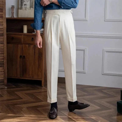 Marcko - Formal Pleated Pants for Men