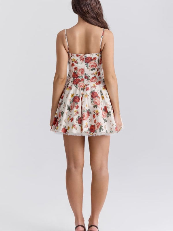 Jubilee - Elegant Floral Mini Dress