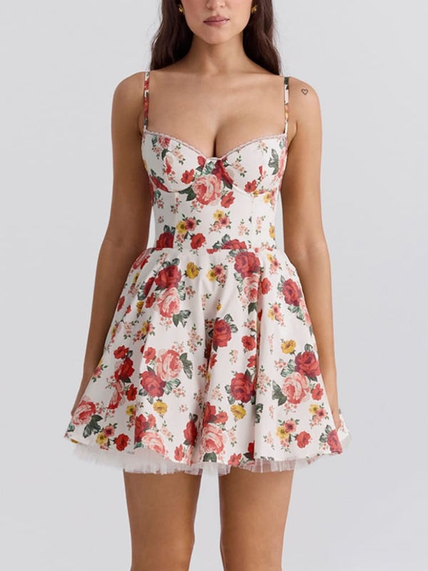 Jubilee - Elegant Floral Mini Dress