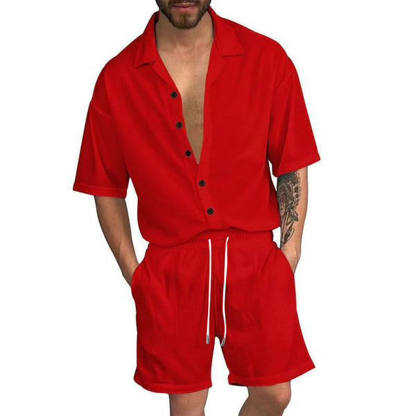 Ryland - Timeless Men's Shirt Short Set