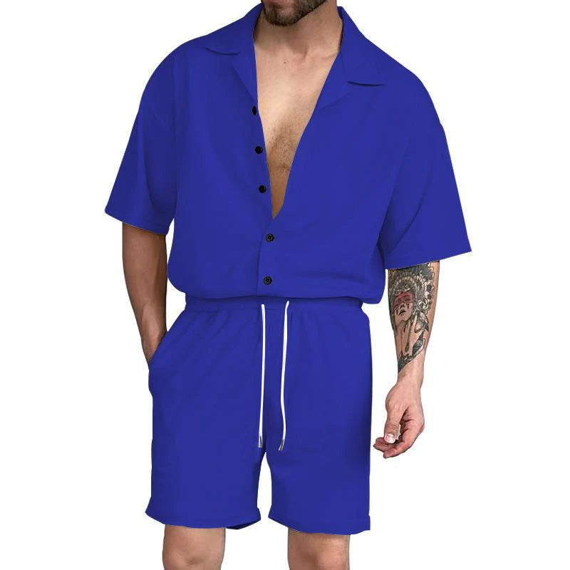 Ryland - Timeless Men's Shirt Short Set