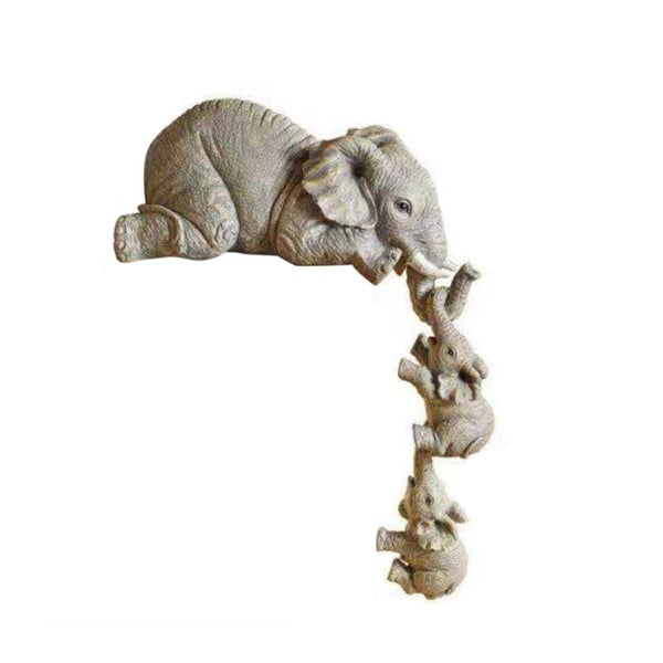 Elephant Sculpture – Unique Home Accent – Symbolizes Strength & Prosperity