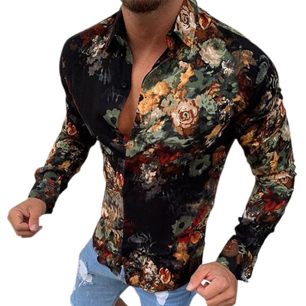 Edison - Men's Retro Floral Top