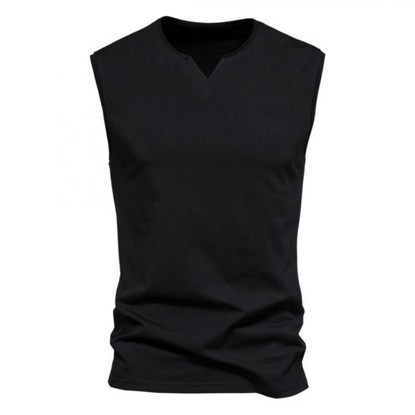 Pax - Men's V-Neck Plain Tank Top