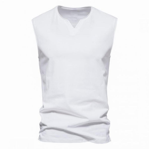 Pax - Men's V-Neck Plain Tank Top