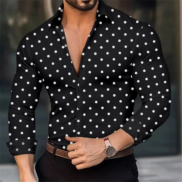 Zeke - Men's Polka Dot Top