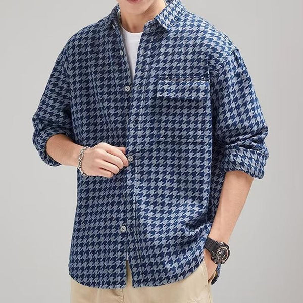 Isaiah - Men's Elegant Pattern Top