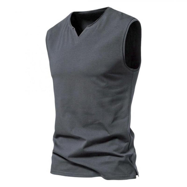 Pax - Men's V-Neck Plain Tank Top