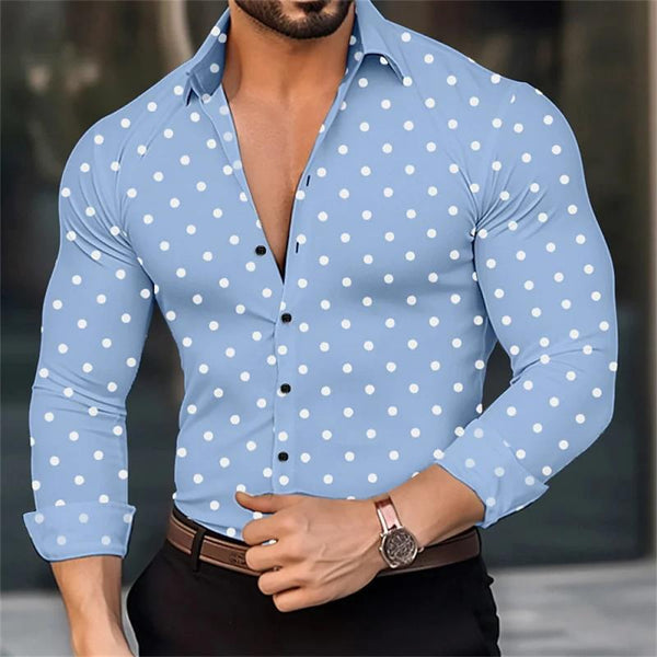 Zeke - Men's Polka Dot Top