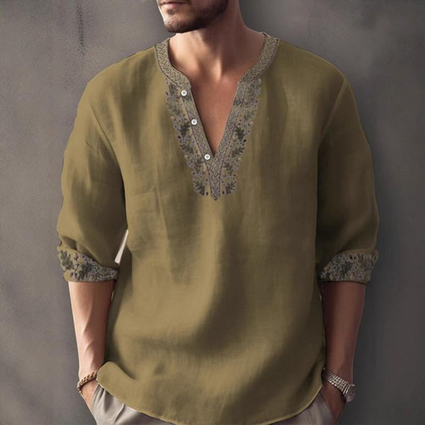 Barnabas - Men's V-Neck Long Sleeves