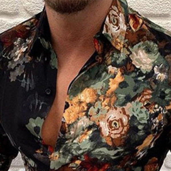 Edison - Men's Retro Floral Top