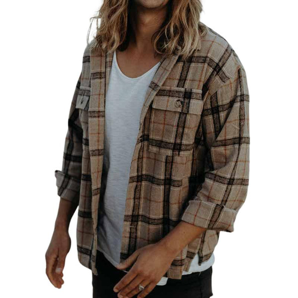 Bain - Men's Retro Flannel Top