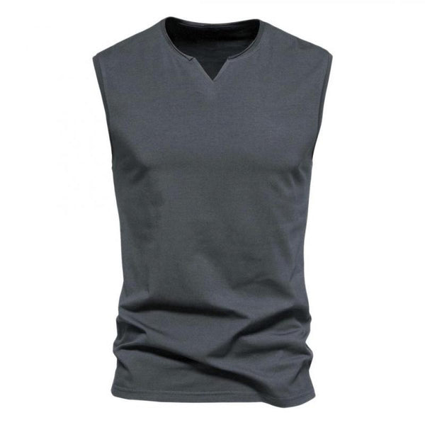 Pax - Men's V-Neck Plain Tank Top