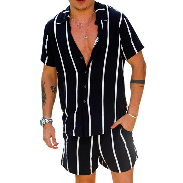 Devlin - Trending Striped Men's Set