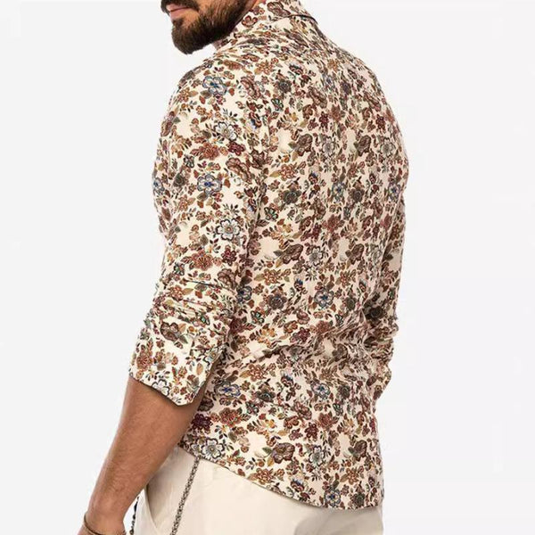 Marius - Men's Retro Floral Top