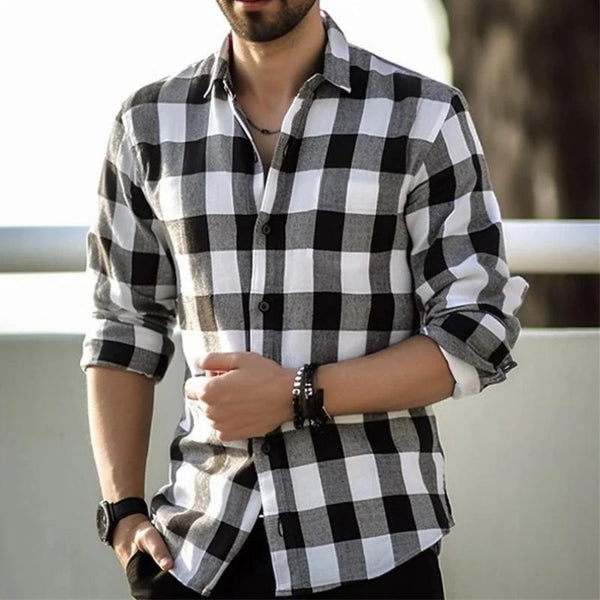 Aiken - Men's Long Sleeves Checkered