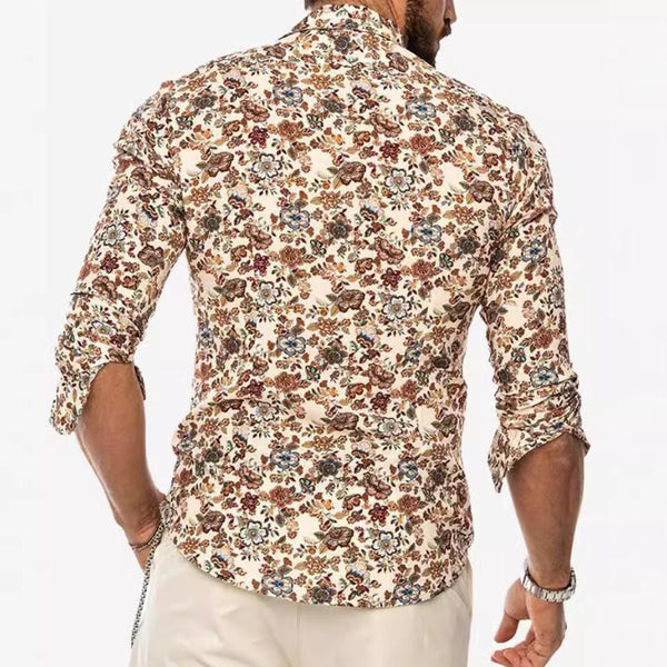 Marius - Men's Retro Floral Top