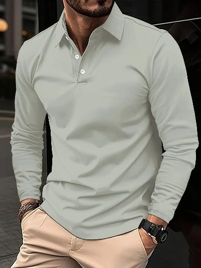 Izaiah - Long Sleeve Polo Shirt