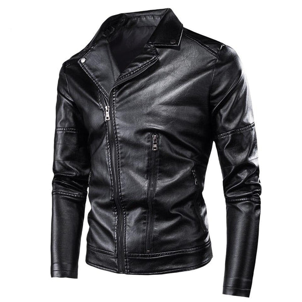 Ares - Biker Leather Jacket