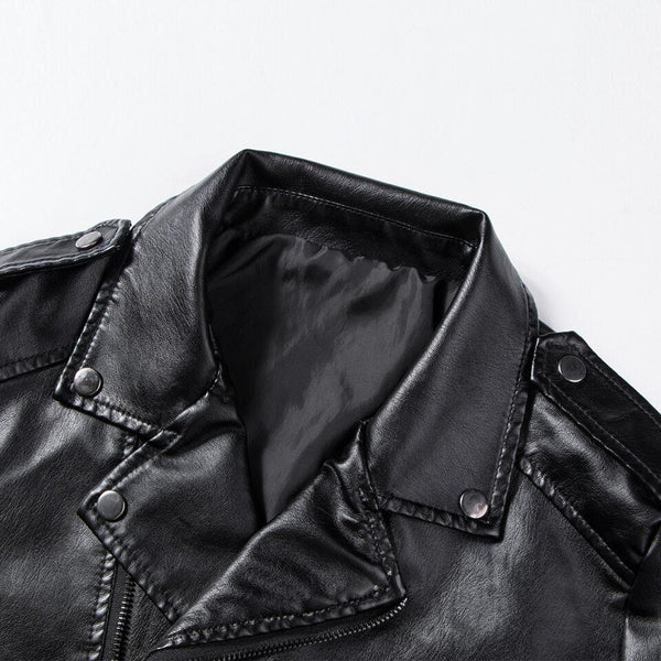 Ares - Biker Leather Jacket