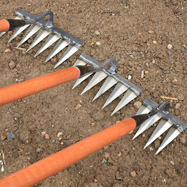 Rugged Weed Long Iron Rake